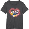 image:imageHot Wheels  XOXO Red Heart TShirtDark Heather Grey