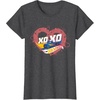 image:imageHot Wheels  XOXO Red Heart TShirtDark Heather Grey