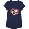 image:imageHot Wheels  XOXO Red Heart TShirtNavy Blue