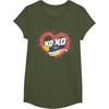 image:imageHot Wheels  XOXO Red Heart TShirtOlive Green