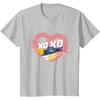 image:imageHot Wheels  XOXO Red Heart TShirtSilver Grey