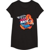 image:imageHot Wheels  You Make My Heart Race Orange Heart Loop TShirtBlack