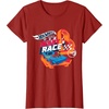 image:imageHot Wheels  You Make My Heart Race Orange Heart Loop TShirtCranberry Red
