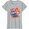 image:imageHot Wheels  You Make My Heart Race Orange Heart Loop TShirtHeather Grey