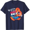 image:imageHot Wheels  You Make My Heart Race Orange Heart Loop TShirtNavy Blue