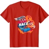 image:imageHot Wheels  You Make My Heart Race Orange Heart Loop TShirtRed