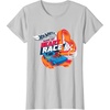 image:imageHot Wheels  You Make My Heart Race Orange Heart Loop TShirtSilver Grey