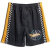 image:imageHot Wheels Athletic Mesh Baseball Jersey TShirt and Shorts Outfit Set Toddler to Big Kid Sizes 2T  1012Golden Yellow  Gray