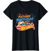 image:imageHot Wheels Birthday Confetti Father of Birthday Boy TShirtBlack