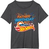 image:imageHot Wheels Birthday Confetti Father of Birthday Boy TShirtDark Heather Grey