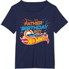 image:imageHot Wheels Birthday Confetti Father of Birthday Boy TShirtNavy Blue