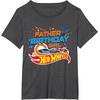image:imageHot Wheels Birthday Confetti Father of Birthday Girl TShirtDark Heather Grey