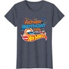 image:imageHot Wheels Birthday Confetti Father of Birthday Girl TShirtHeather Blue