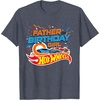 image:imageHot Wheels Birthday Confetti Father of Birthday Girl TShirtHeather Blue