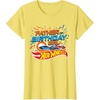 image:imageHot Wheels Birthday Confetti Father of Birthday Girl TShirtLemon Yellow