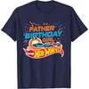 image:imageHot Wheels Birthday Confetti Father of Birthday Girl TShirtNavy Blue