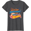 image:imageHot Wheels Birthday Confetti Mother of Birthday Boy TShirt Tee for Women and MenDark Heather Grey