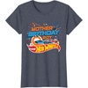 image:imageHot Wheels Birthday Confetti Mother of Birthday Boy TShirt Tee for Women and MenHeather Blue