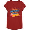 image:imageHot Wheels Birthday Confetti Sister of Birthday Girl TShirtCranberry Red