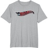 image:imageHot Wheels Black and Red Logo TShirtHeather Grey