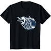 image:imageHot Wheels Blue Flaming Tire TShirtBlack