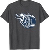 image:imageHot Wheels Blue Flaming Tire TShirtDark Heather Grey