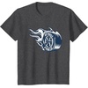 image:imageHot Wheels Blue Flaming Tire TShirtDark Heather Grey