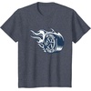 image:imageHot Wheels Blue Flaming Tire TShirtHeather Blue