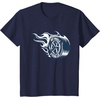 image:imageHot Wheels Blue Flaming Tire TShirtNavy Blue