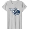 image:imageHot Wheels Blue Flaming Tire TShirtSilver Grey