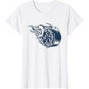 image:imageHot Wheels Blue Flaming Tire TShirtWhite
