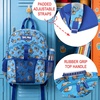 image:imageHot Wheels Cars amp Titles AllOver Print 16 Backpack amp Lunch Kit SetDog Man AOP Blue