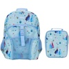 image:imageHot Wheels Cars amp Titles AllOver Print 16 Backpack amp Lunch Kit SetFrozen Elsa and Anna Blue