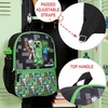 image:imageHot Wheels Cars amp Titles AllOver Print 16 Backpack amp Lunch Kit SetGreen
