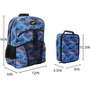 image:imageHot Wheels Cars amp Titles AllOver Print 16 Backpack amp Lunch Kit SetHot Wheels AOP Blue