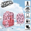image:imageHot Wheels Cars amp Titles AllOver Print 16 Backpack amp Lunch Kit SetMinnie Mouse Character Pink