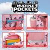 image:imageHot Wheels Cars amp Titles AllOver Print 16 Backpack amp Lunch Kit SetMinnie Mouse Character Pink