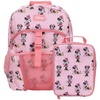 image:imageHot Wheels Cars amp Titles AllOver Print 16 Backpack amp Lunch Kit SetMinnie Mouse Character Pink