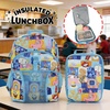 image:imageHot Wheels Cars amp Titles AllOver Print 16 Backpack amp Lunch Kit SetSpongebob Blue