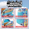 image:imageHot Wheels Cars amp Titles AllOver Print 16 Backpack amp Lunch Kit SetSpongebob Blue
