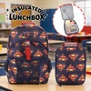 image:imageHot Wheels Cars amp Titles AllOver Print 16 Backpack amp Lunch Kit SetSuperman Logo AOP Navy
