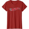 image:imageHot Wheels Checkerboard Logo TShirtCranberry Red