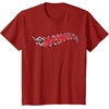 image:imageHot Wheels Checkerboard Logo TShirtCranberry Red