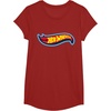 image:imageHot Wheels Classic Bold Logo TShirtCranberry Red