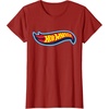 image:imageHot Wheels Classic Bold Logo TShirtCranberry Red