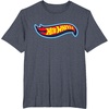 image:imageHot Wheels Classic Bold Logo TShirtHeather Blue