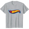 image:imageHot Wheels Classic Bold Logo TShirtHeather Grey