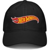 image:imageHot Wheels Classic Logo White Border Adjustable Baseball HatBlack