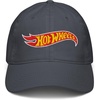 image:imageHot Wheels Classic Logo White Border Adjustable Baseball HatNavy Blue