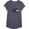 image:imageHot Wheels Flaming Tire TShirtHeather Blue